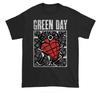 Green Day Fun Illustration Music Album American Retro Punk Loose Unisexs And Unisexs Straightfitting Tshirt
