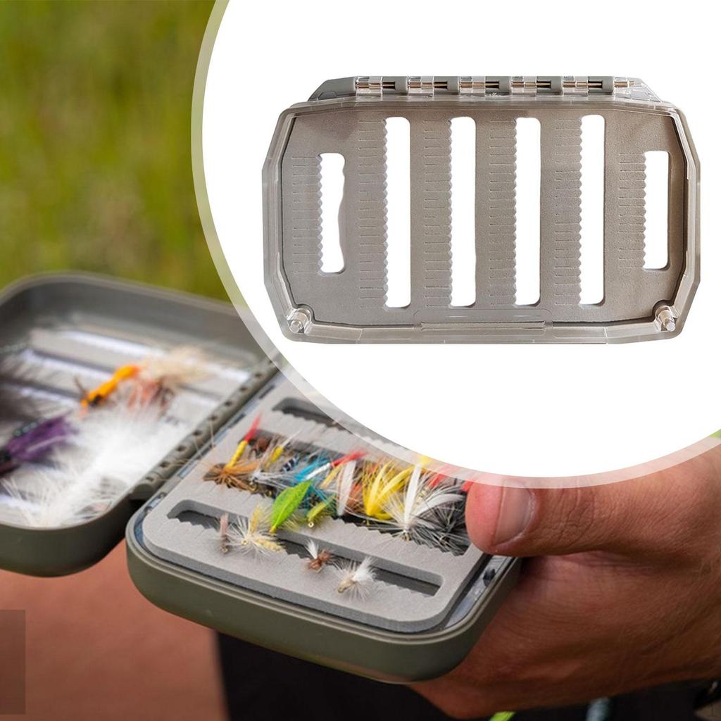 Fly Box Bait Storage Case Container Fishing Tackle for