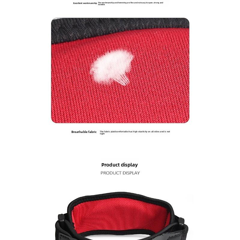 

New Sports Pressurized Elbow Pads Breathable Pressurized Adjustable Arm Guards Tennis Basketball Sports Fitness Protective Gear Tool Black Red Inner