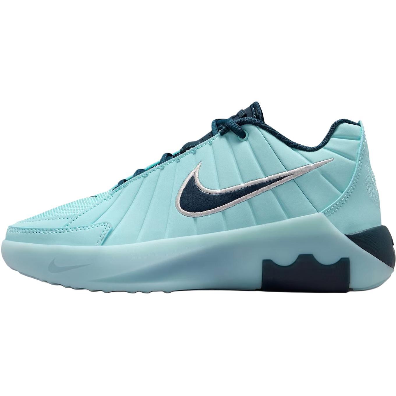 Nike Lebron Witness 9 Gs Glacier Ice Glacier Blue Metallic Silver Armory Navy Kids HV2270-401 38.5