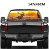 147x46CM Forest Sunny Deer Car SUV Truck Perforated Rear Window Graphic Sticker