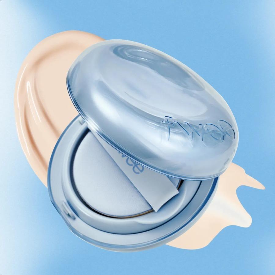 Cushion fwee Glass Natural Refill Puff 2P 15g