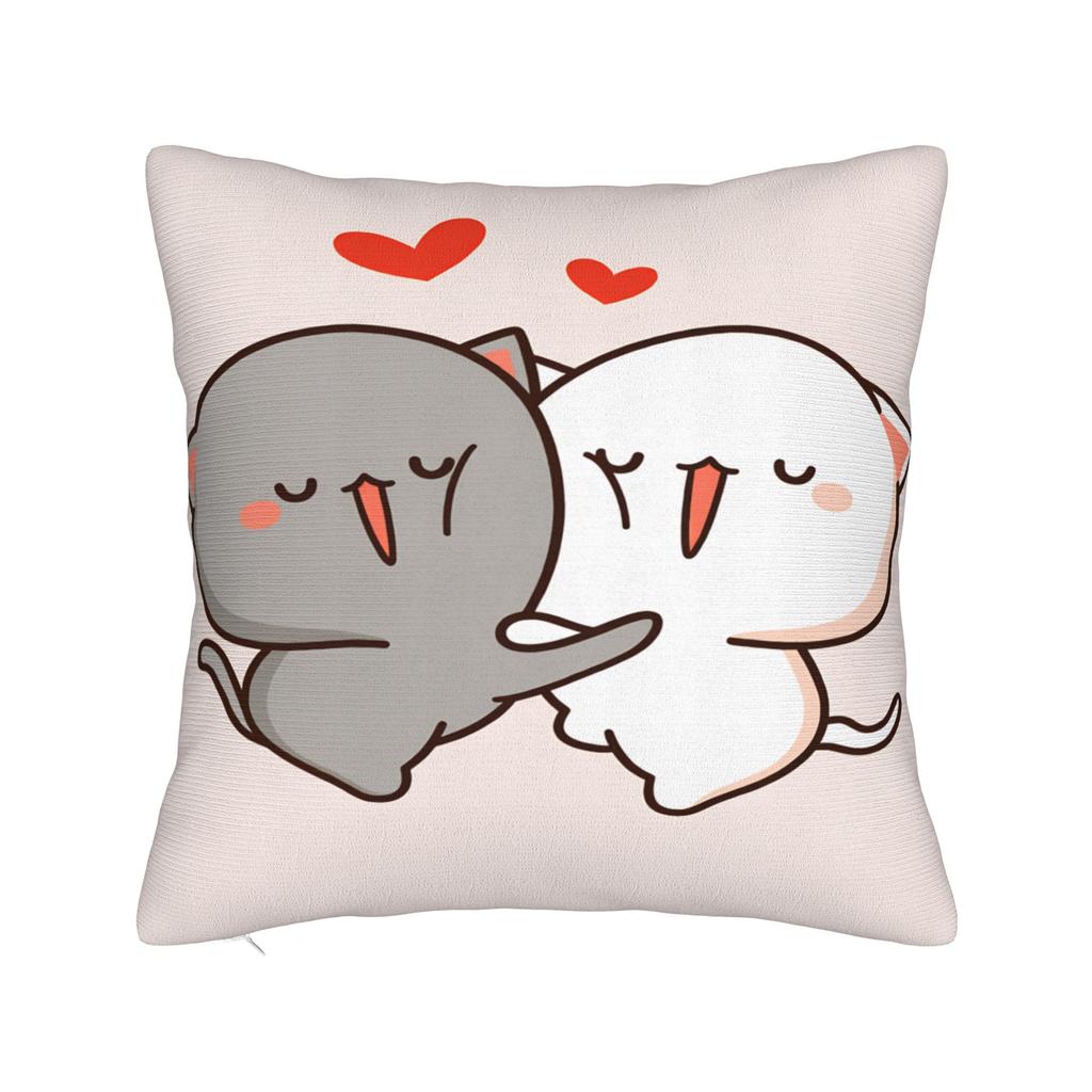 Dudu Bubu  Pillow Case  Vintage Pillow Cover Comfy Pillowcases For Sofa Couch Bed Living Room