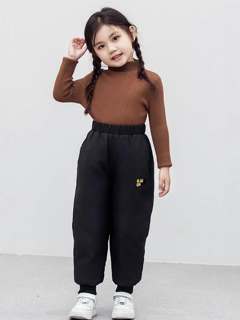Children's Winter Down Pants - Thick, Warm, Fashionable Outerwear for Boys and Girls, Available In Small, Medium, Large Sizes