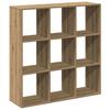Room Divider Bookshelf Artisan Oak 102x29x103.5 Cm