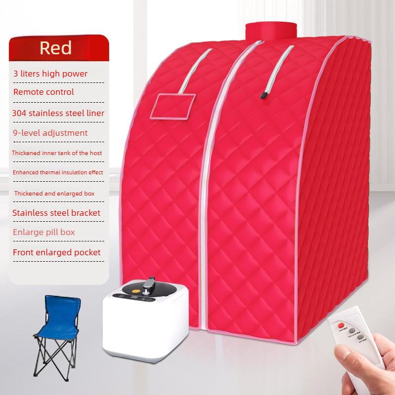 Portable Folding Sweat Steamer Whole Body Steam Cycle Sauna Bath Box Household Portable Steam Sauna Kit