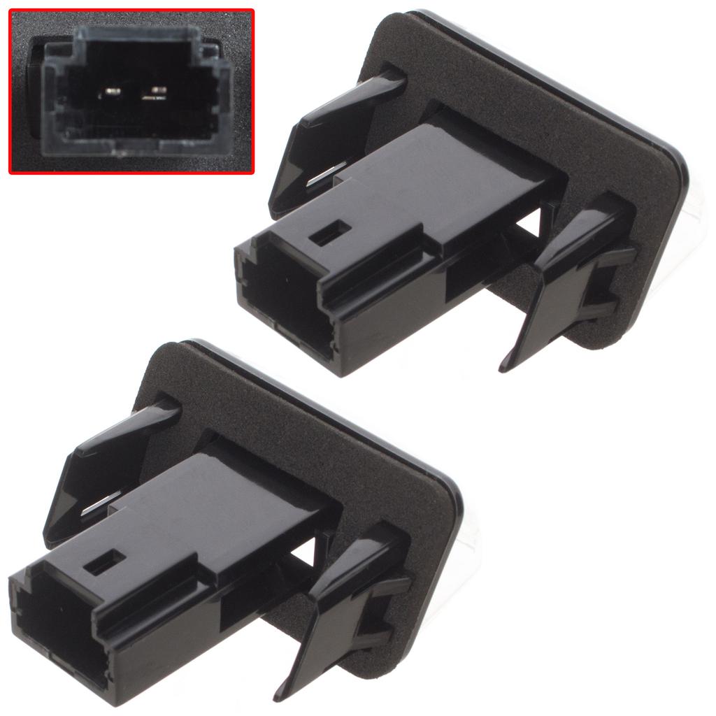 Citroen Berlingo C2 C3 C4 C5 C6 DS4 Jumpy Saxo Spacetourer Xsara LED oświetlenie tablicy rejestracyjnej zestaw 2 szt.