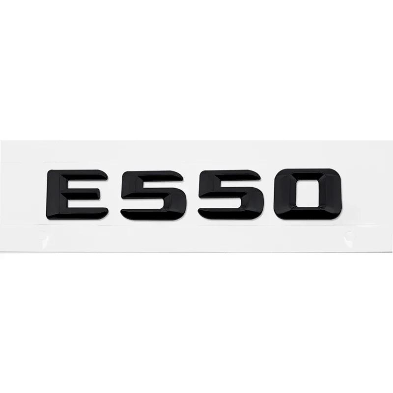 Car Rear Trunk Number Letter Sticker Tail Box Emblem Badge for Mercedes Benz E Class E300 E320 E350 E400 E420 E430 E500 E550