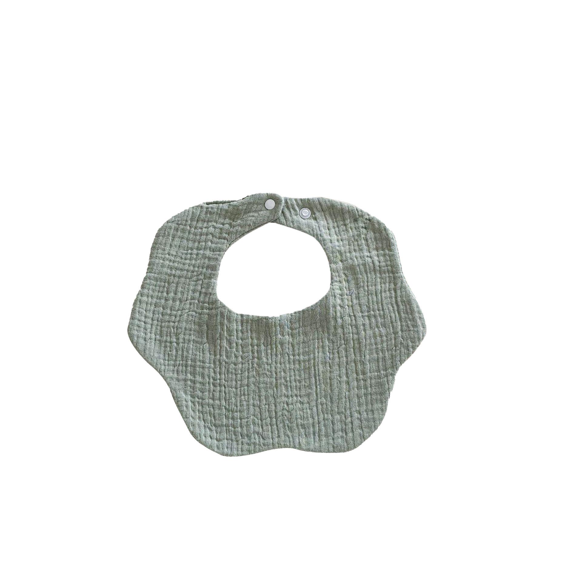 

Japanese Style Waterproof Baby Bib - Cartoon Design, Pure Cotton, Ideal for Newborns