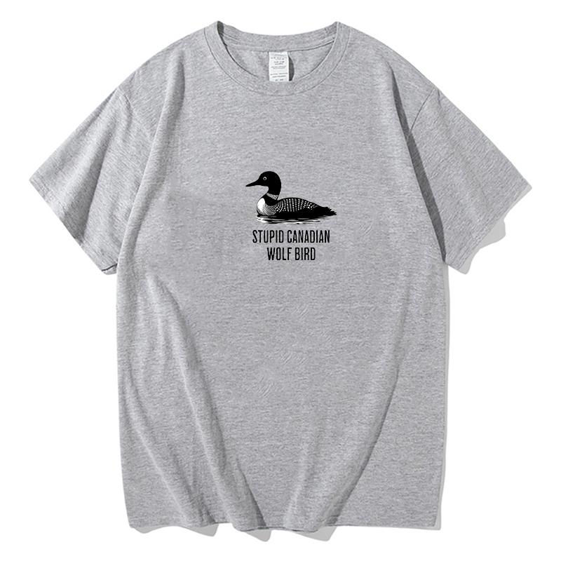 Heated Rivalry Vintage T-Shirts Men Women Funny Meme Graphic Tees Fans Stupid Canadian Wolf Bird Tshirts Unisex Y2K Clothes Tops