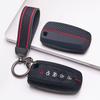 Silicone Key Fob Cover with Matching Keychain Compatible with Ford F150 F250 F350 Explorer Edge Escape Fusion Mustang Expedition, Fits Ford Escape