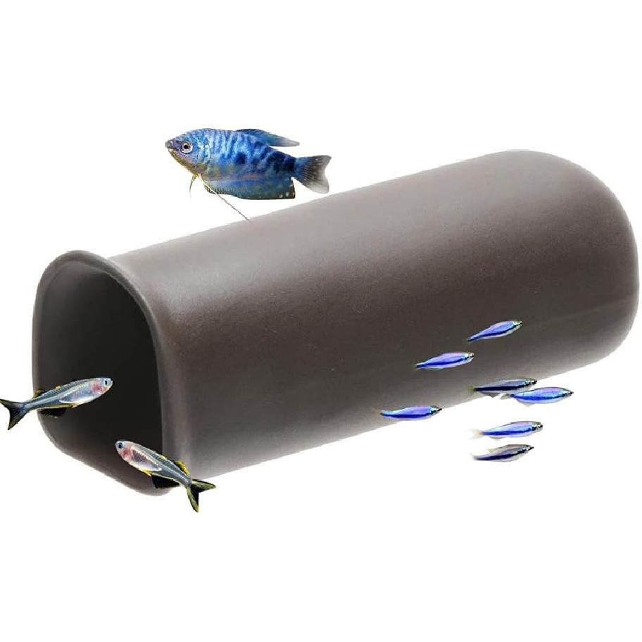 

Saim Shrimp Cave Ceramic Fishes Shrimp Spawning Breeding Cone Shelter Fish Tank Aquarium Decorations (Middle) middle
