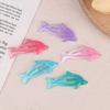 5Pcs Colorful Glitter Dolphin Bb Hair Side Clips Barrettes For Girls Women Child Holiday Party Gift Hair Accessories Headwear