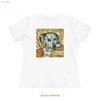 Dalmatian Spots of Picasso Womens Relaxed Fit T Shirt Vintage Washed Breathable Streetwear Comfortable Versatile Casual