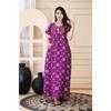 Indian Bollywood Women Cotton Gown Dress Beautiful Sleepwear Nightwear Nighty