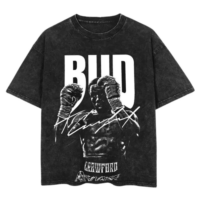 COMBATWEAR Terence Crawford BUD Graphic Boxing Shirt, Graphic Boxing Tee T-Shirt S