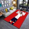 Soccer Player Graphic Rug Suitable As a Non-slip Mat for the Living Room or Bedroom Sofa