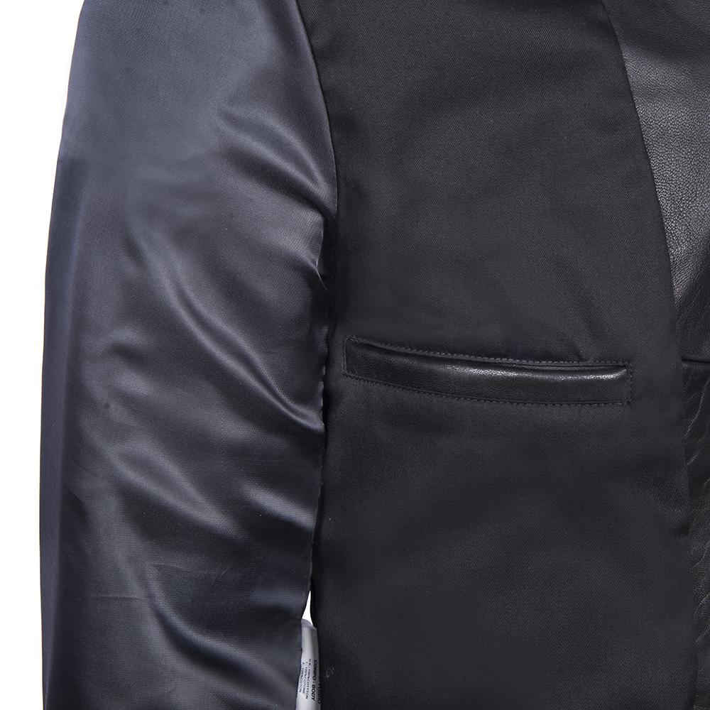New Sheepskin Leather Jacket Men Motorcycle Biker Spring Natural Genuine Calfskin Leather Jackets Vintage Slim Short Male Coat
