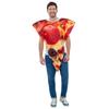 Smiffys Unisex-Kostümponcho für Erwachsene, Pizza