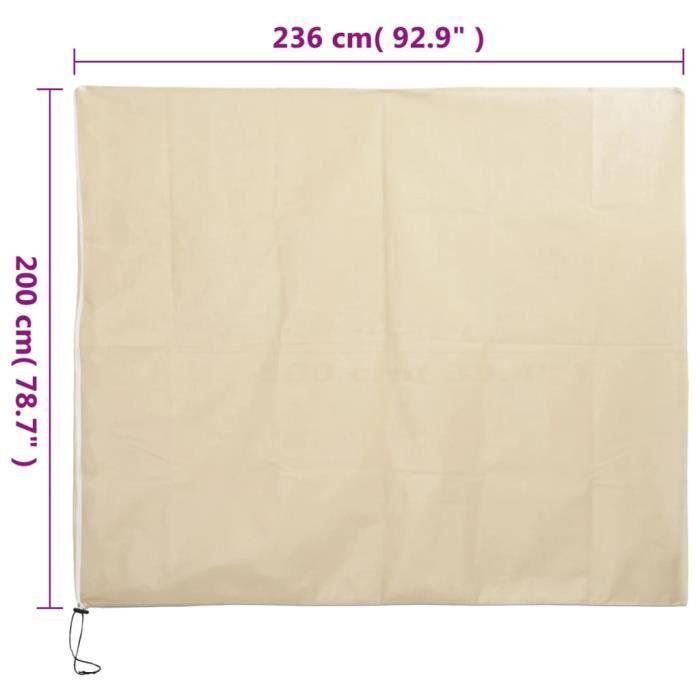 VidaXL Housses de protection pour plantes avec fermeture éclair 2 pcs 3203531