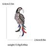 Popular Rhinestone Birds Brooches for Women Unisex Cute Enamel  Animal Pins Banquet Party Backpack Gifts Jewelry Accessories