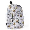 Colorful Car Pattern Airplane Bags for Boy and Girls Best Gifts Large Capacity 2D Flat Cartoon School Backpack for Children
