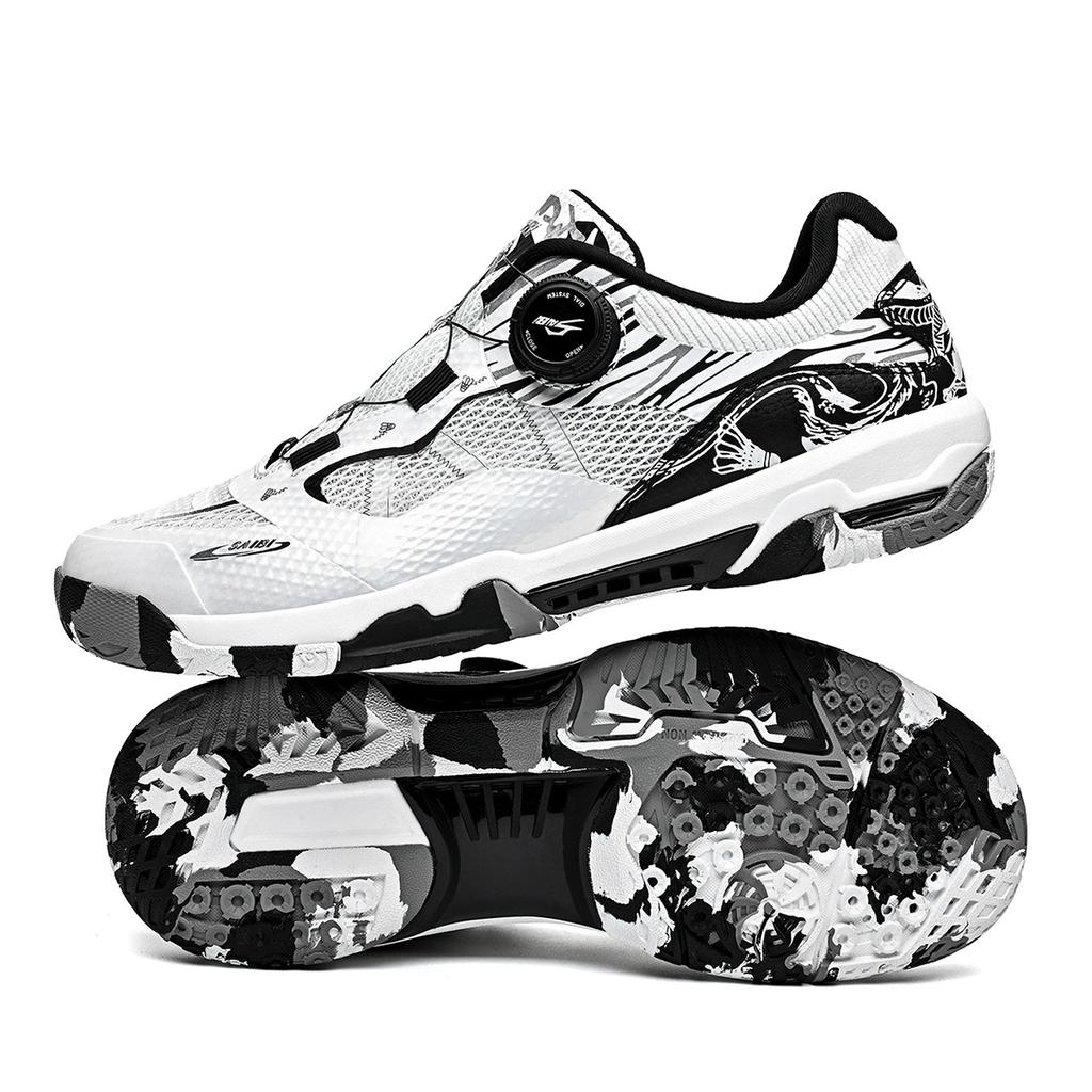 Professional Training Sports Table Tennis Shoes Badminton Shoes Comfortable Wear-Resistant Casual Rubber Sole Large Size Shoes