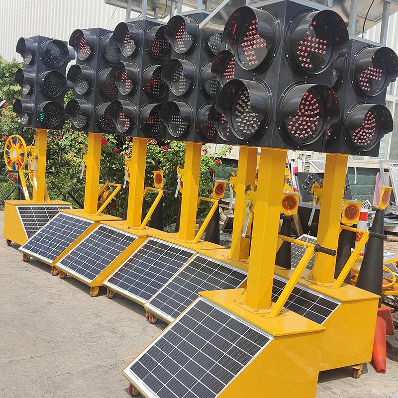 Movable Solar-Powered Traffic Light for Intersections