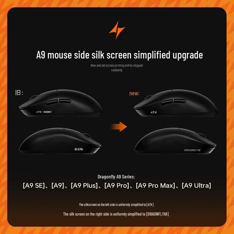 Ratón Inalámbrico para Gaming y Oficina ATK Dragonfly A9