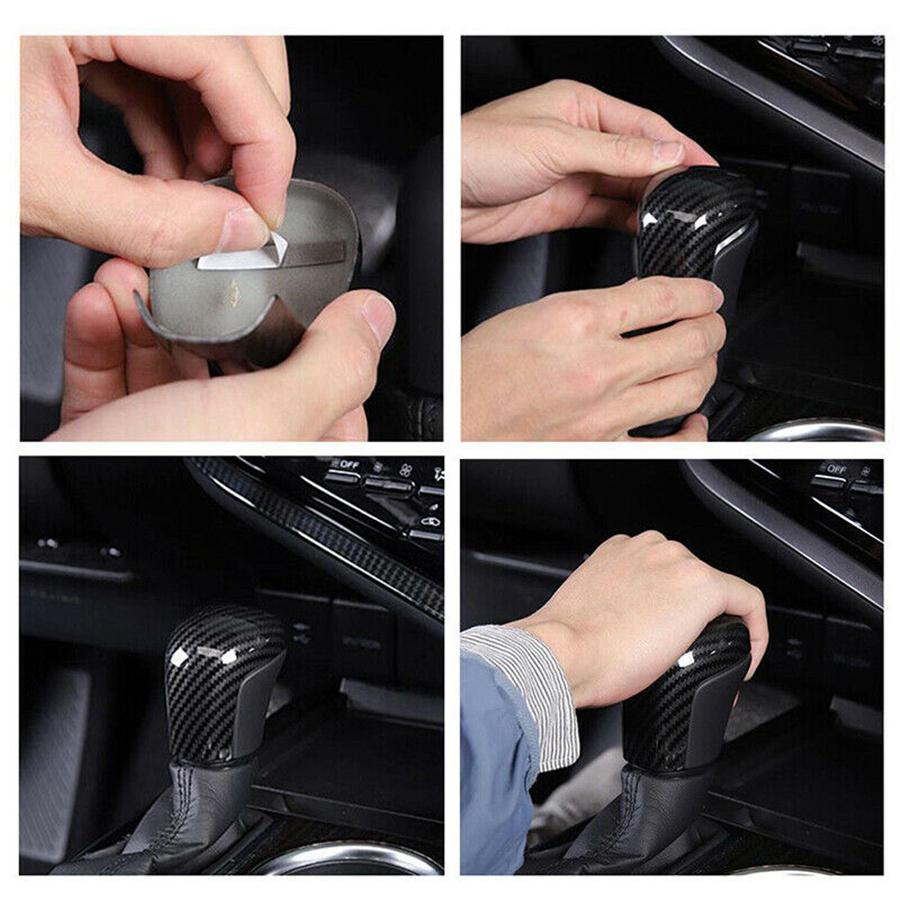 ABS Dekseltrim med Karbonfiber-look for Girspak for Toyota Camry 2018 - 2021