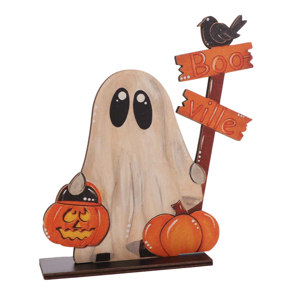 Handmade Pumpkin Ghost Ornament Ghost Pattern Ghost Figurine  Party Supplies