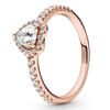 Anello in Argento 925 Cuore Colorato Zircone Taglia 6 7 8 9 Per Donna Regalo di San Valentino Compleanno Gioielli Fai da Te