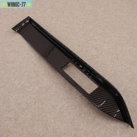 Carbon Fiber Interior Center Console Panel Decor Fit For Ford Mustang 2015-2018