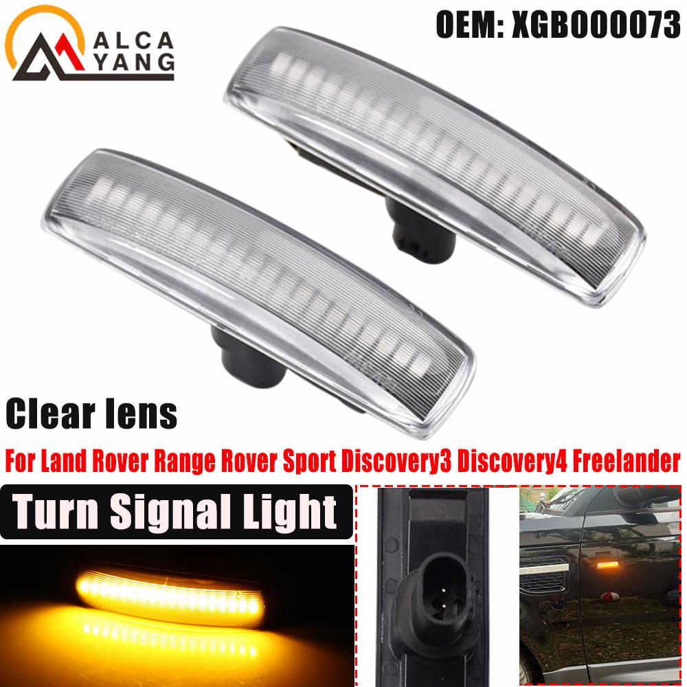 

2x LED Side Marker Lamp Repeater Indicator Light For Rover Sport L320 Land Rover LR2 Freeland 2 L359 LR3 LR4 Discovery 3/4 L319