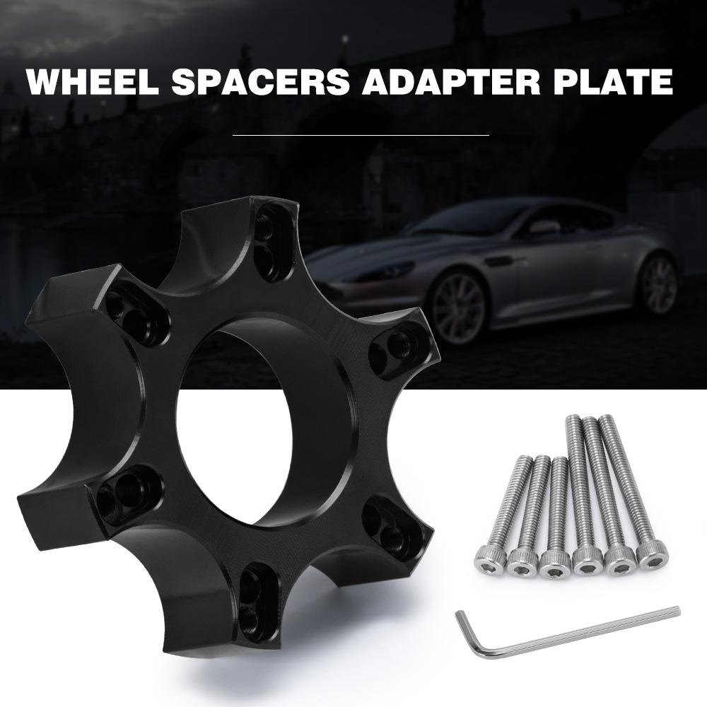 Aluminiumlegering 70 mm hjuldistanser Adapterplatta Ring för Thrustmaster T300RS Rattuppgradering Rattadapterplatta