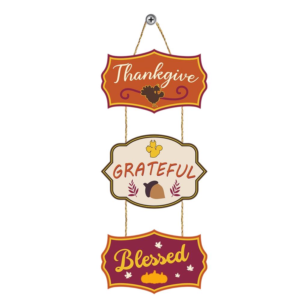 Thanksgiving Door Hanging Party Decoration for Fall Theme