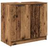 Bathroom Furniture Set with Drawers 4 pcs Reclaimed Wood Effect Particleboard