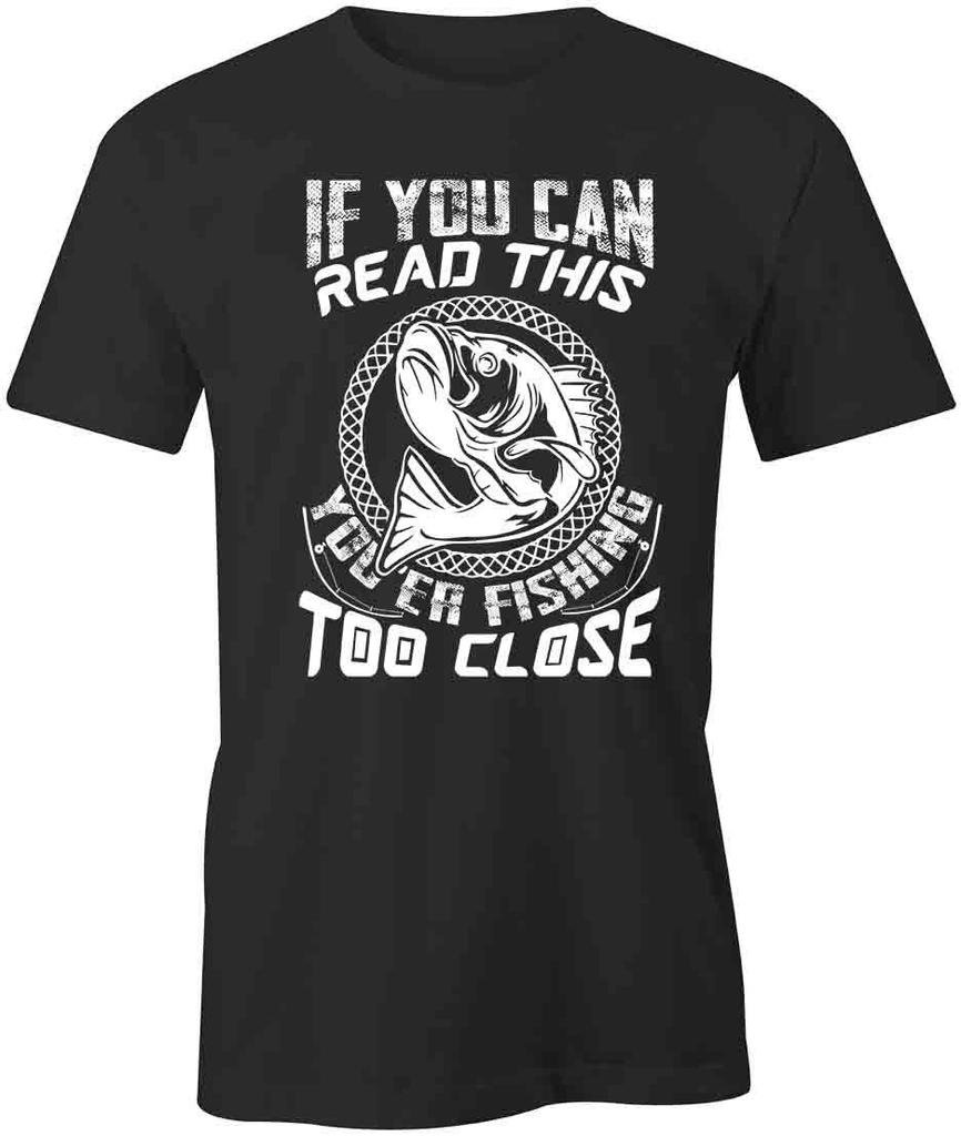 FISHING TOO CLOSE TShirt Tee Short-Sleeved Cotton CLOTHING S1BSA130