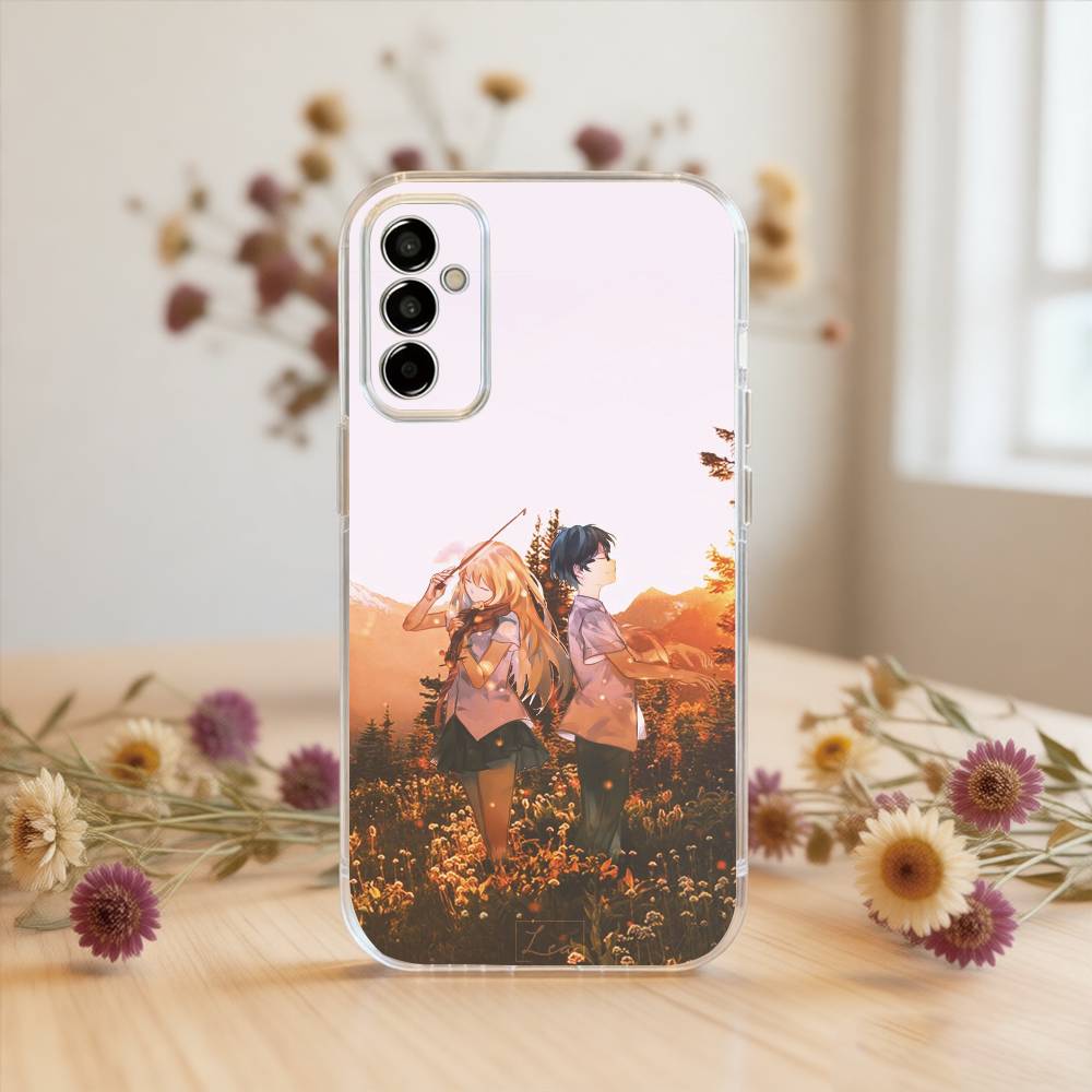 Your Lie in April Phone Case For SamsungA10,12,20,21S,30,31,40,50,51,52,70,71 Transparent Cover