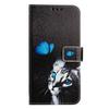 Coloured Drawing Wallet Case for iPhone 16E SE3 SE 8 7 6 6S Plus 16 Pro Max Shockproof Stand Card Holder Strap Flip Phone Cover