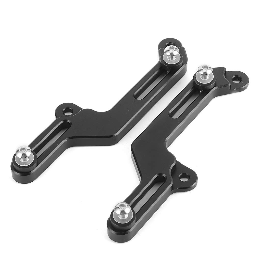 MAJONMMERD CB500X 2013-2016 CNC Aluminum Windshield Adjuster Height Adjustment Black,