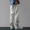 [Converse] Men's Track Pants, Jogger Pants, Logo Print, Sweatpants, Easy Pants, Loungewear, Training Pants, Light Gray, Size L