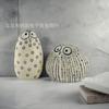 New Owl Set, Statue Fun Owl Decorative Bird Art Resin Statue Ornament
