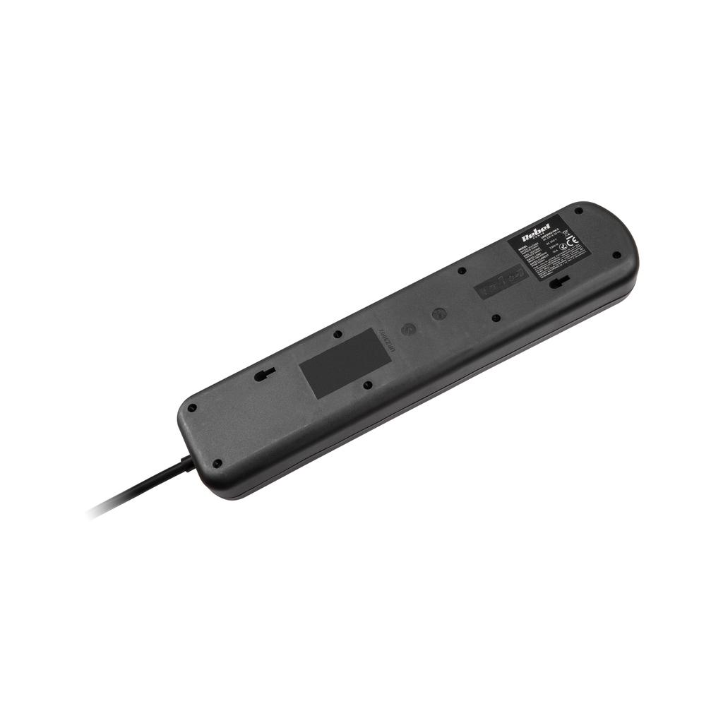 Rebel 1.5m 5-socket Power Strip Extension Cord