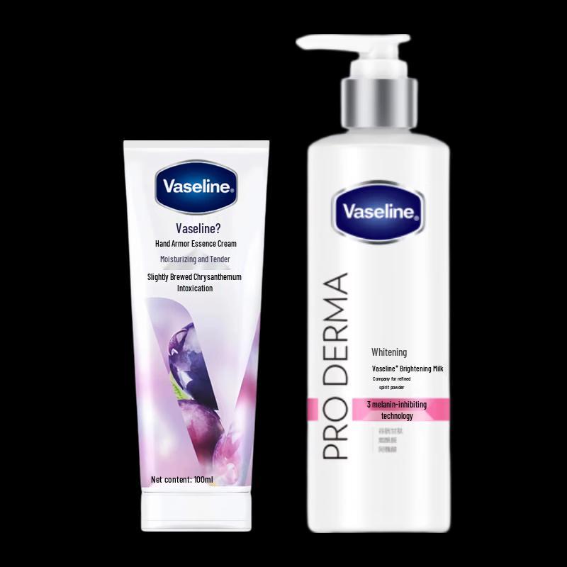 Vaseline AHA Smooth Body Lotion & Grape Scent Hand Cream Set