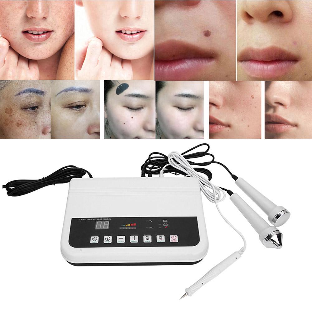 Ultrasonic Freckle Spots Removal Machine Detoxifying Face Care Machine for Home SalonUS Plug 110V