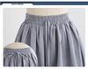 Women's Plus Size Elastic Waist Wide Leg Shorts - Summer Casual Korean Style