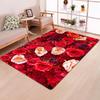 Girls Room Mat Household Door Mat Rose Rug Multicolor Pink Red Wedding Blanket Non-slip Living Room Rug