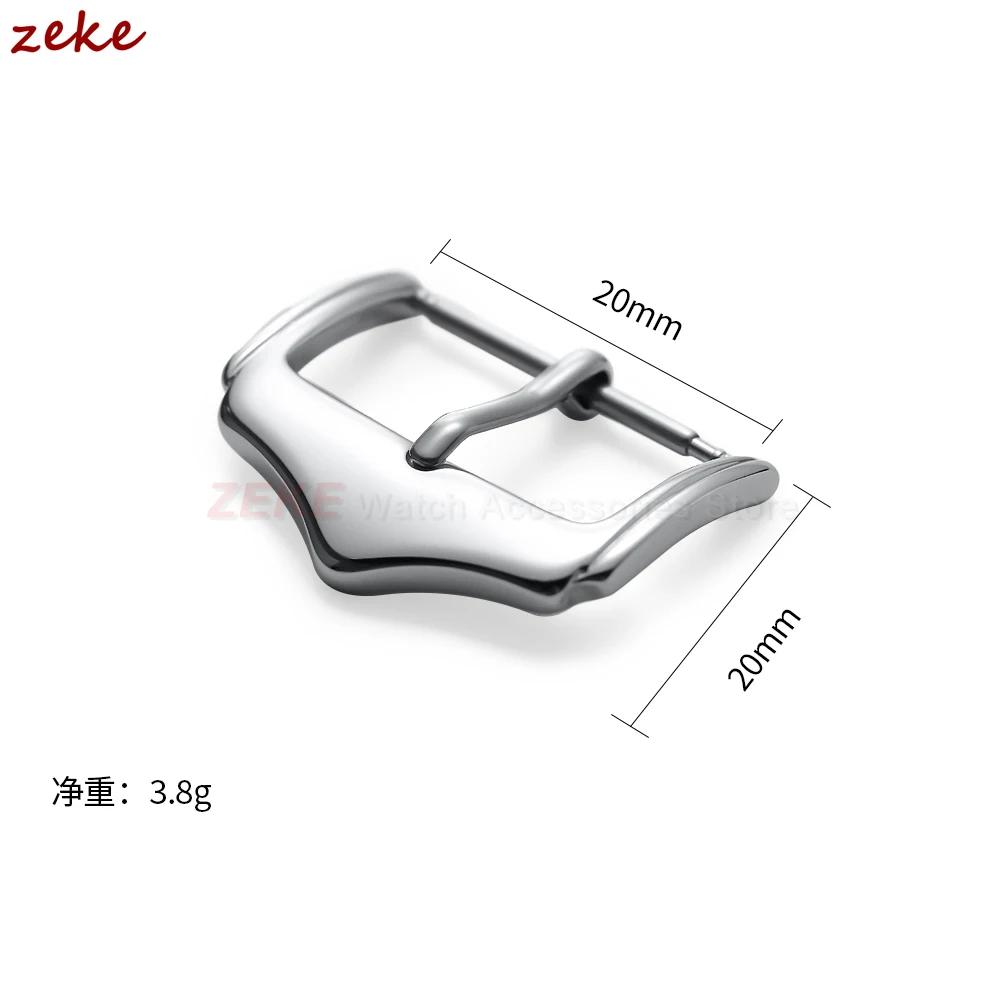 16mm 18mm 20mm Watch Band Metal Buckle Strap Solid Triangle Button Stainless Steel Polished Clasp Silver Black Watch Buckles
