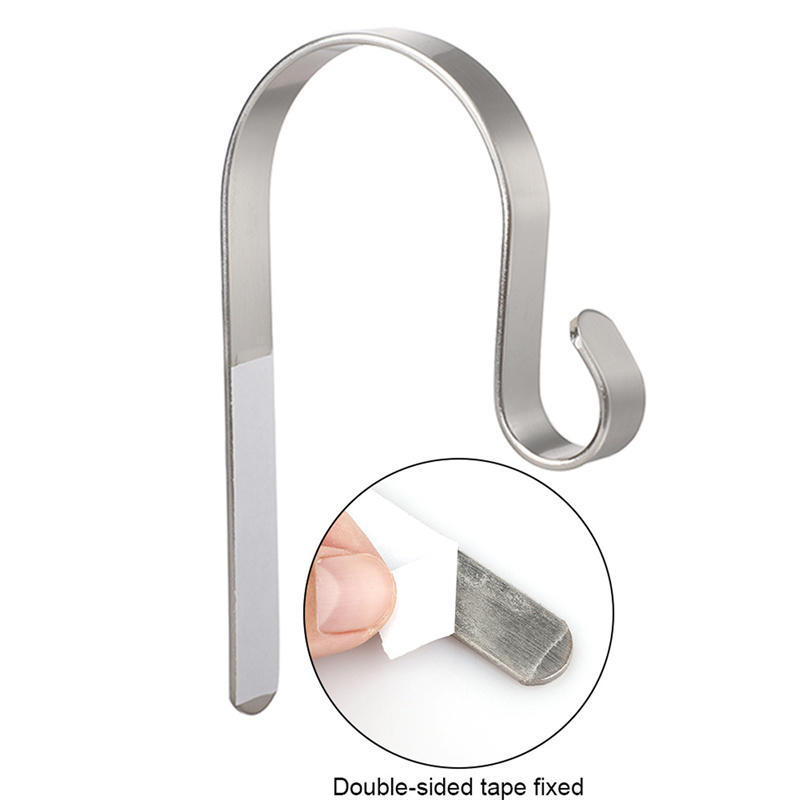 Creative Christmas Stocking Holder Hooks Fireplace Mantel Hanger Metal Clothes Hanger Christmas Party Decoration Supplies